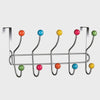 Over Door Multi Colour Plastic Balls 10 Hook Hanger