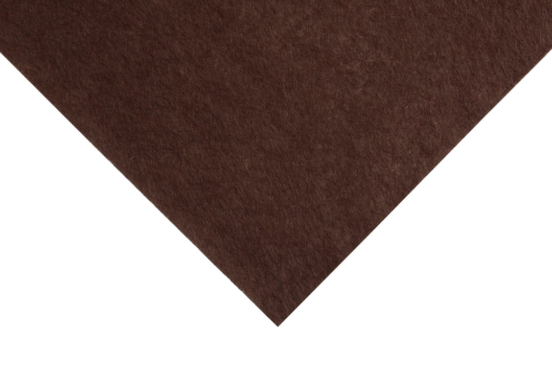 Felt: Wool and Viscose: Squares: 60 x 60cm: Peat