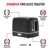 Haden Starbeck 2 Slice Toaster Black 207197