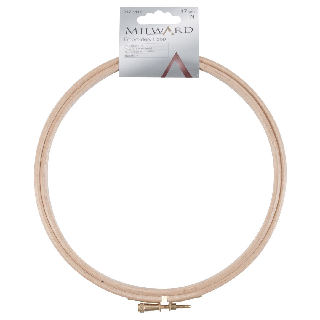 Hoop: Embroidery: Wooden: 17cm or 7in