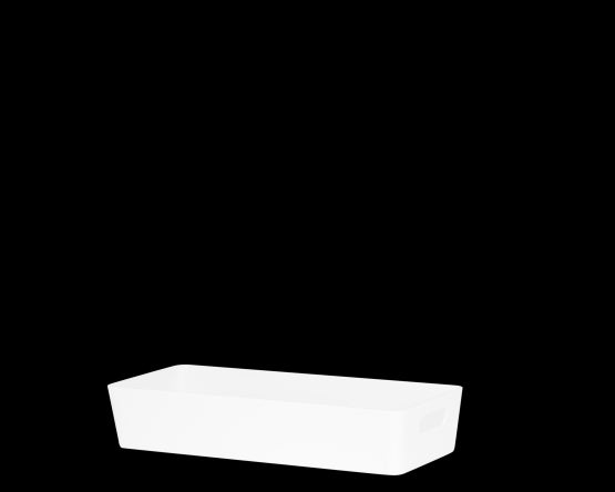 Studio Basket 10.01 Rectangular Ice White