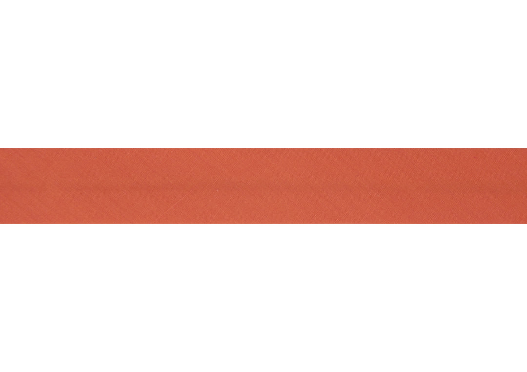 Trim: Bias Binding: Polycotton: 16mm: Orange Sold By The Metre