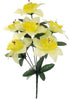 Daffodil Bush Lemon/Yellow Artificial Flowers