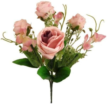 Mini Rose Hydrangea Flower Bush Pale Pink