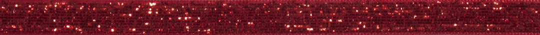 Christmas Ribbon: Glitter Velvet: 20m x 10mm: Red