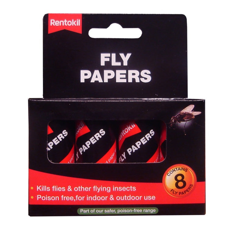Rentokil Traditional Fly papers 8 Pack