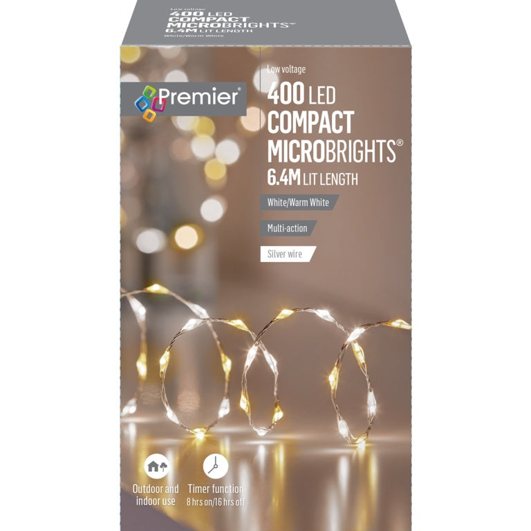 Premier 400 Multi Action Compact MicroBright with Timer and Warm White Leds