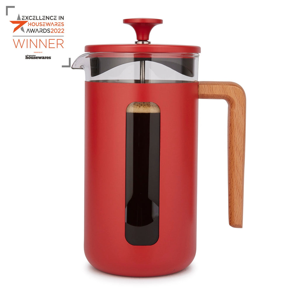 La Cafetière Pisa Cafetiere, 8-Cup, Red