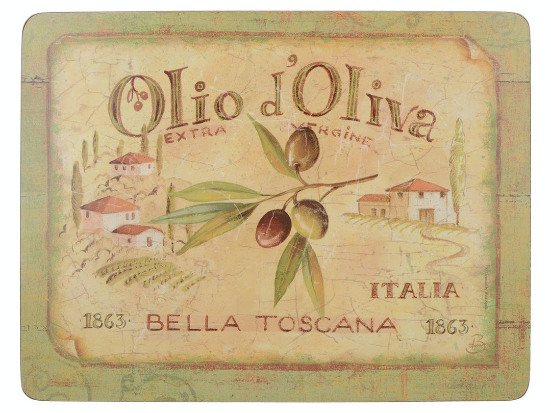 Creative Tops Olio D Oliva Pack Of 6 Premium Placemats (B)