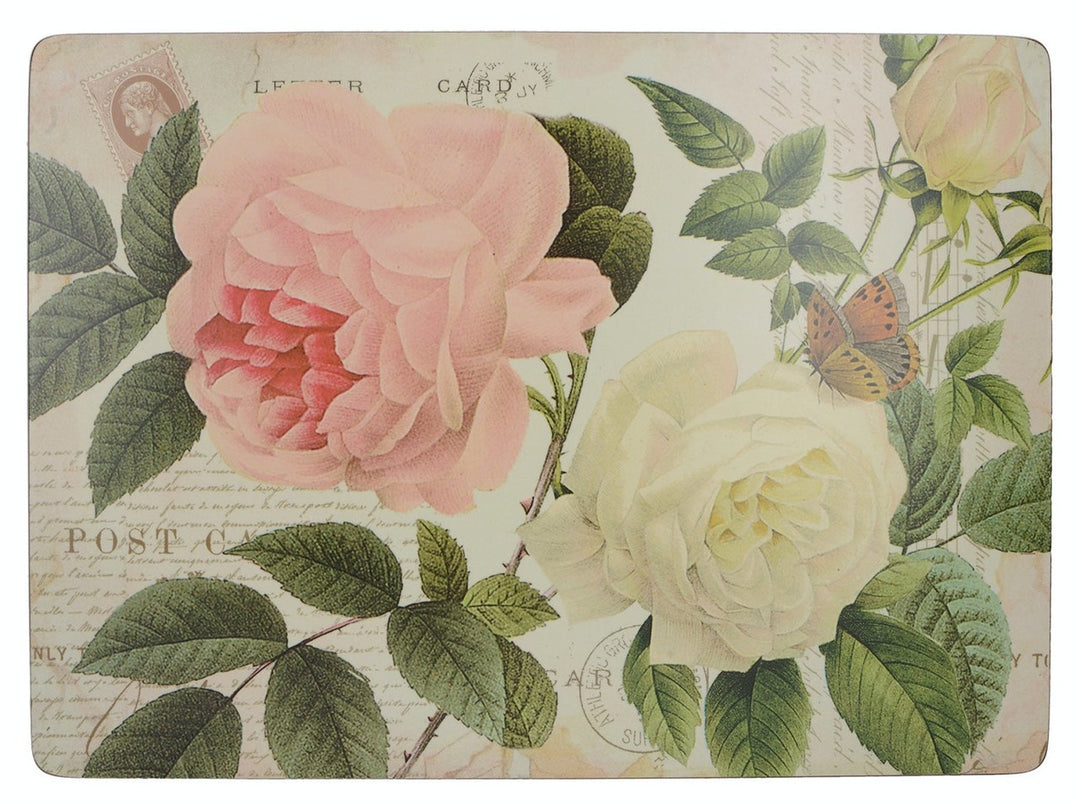 Creative Tops Rose Garden Pack Of 6 Premium Placemats