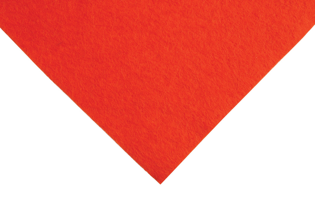 Felt: Wool and Viscose: Squares: 60 x 60cm: Hot Sahara