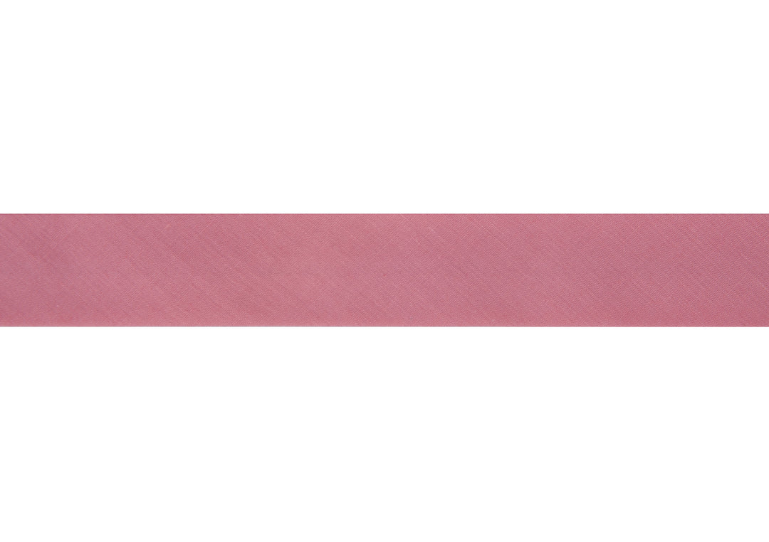 Trim: Bias Binding: Polycotton: 16mm: Pink Sold By The Metre