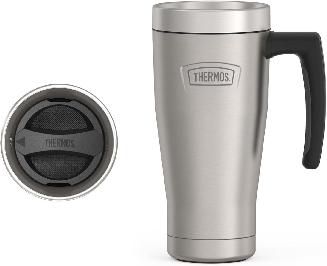 THERMOS ICON Series Stainless Steel Mug Matte Stainless Steel16 oz