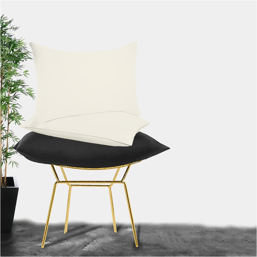 Percale Pair Of Pillowcases Cream