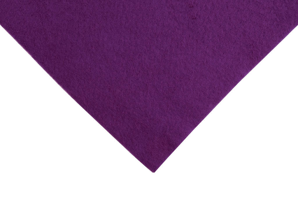 Felt: Wool and Viscose: Squares: 60 x 60cm: Amethyst
