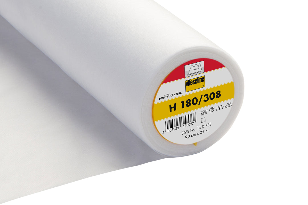 Interlining: Light: Ultrasoft: EasyFuse: Iron-on: 90cm: White Sold by the Metre