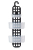 Adjustable Plastic Hanging Shower Caddy - Slate