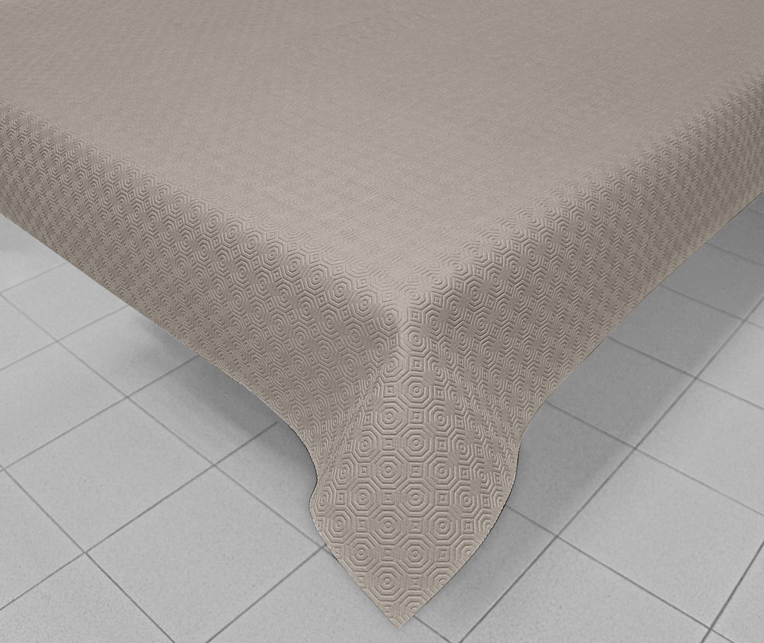 Table Protector Beige 110cm/43in Sold By The Metre