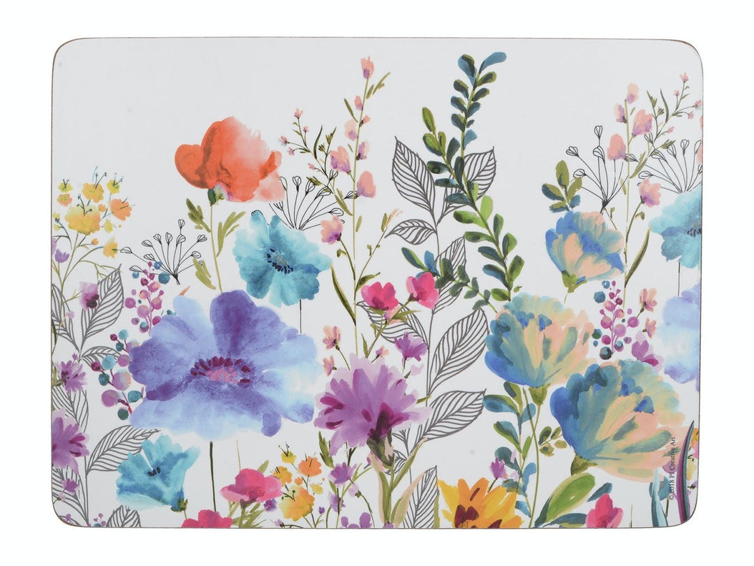 Creative Tops Meadow Floral Pack Of 6 Placemats