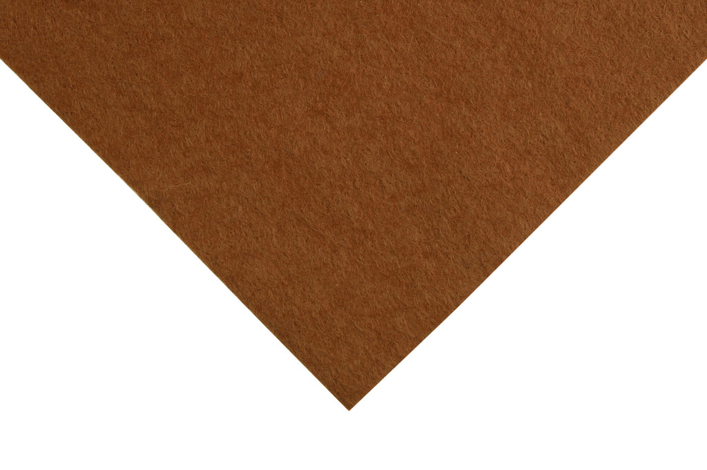 Felt: Wool and Viscose: Squares: 60 x 60cm: Terracotta