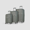 Aspen 3 Piece Suitcase Set Sage Green