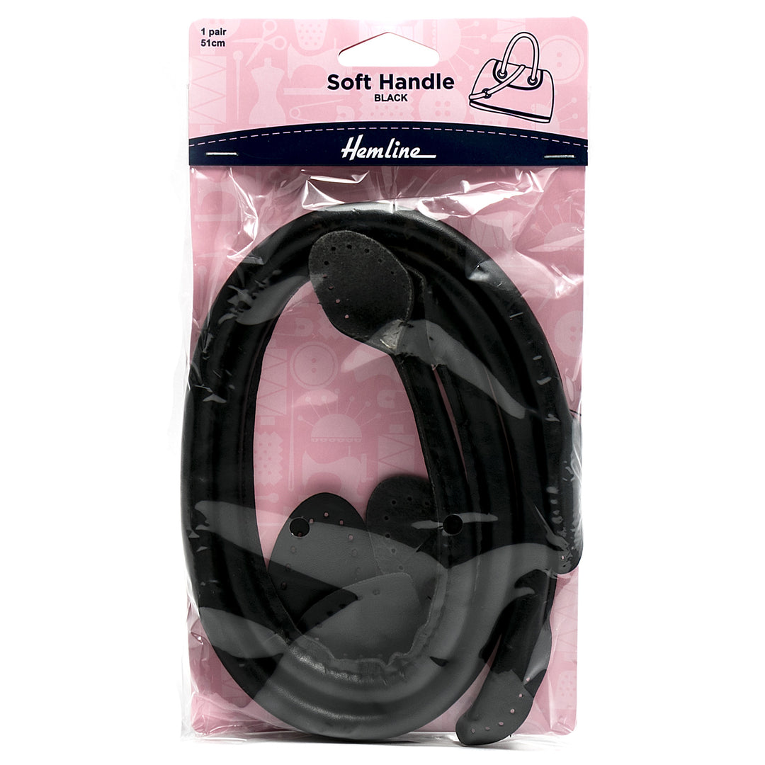Bag Handle: Soft: 51cm: Black