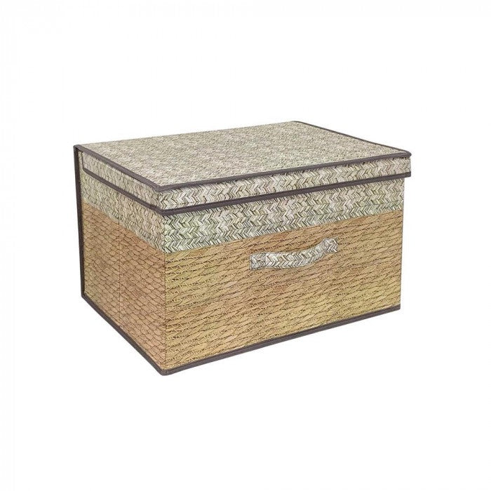 Jumbo Fabric Natural Weave Storage Chest