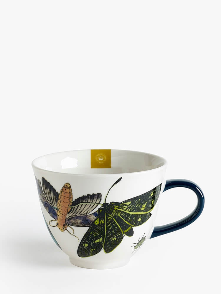 Kew Gardens Living Jewels White Mug