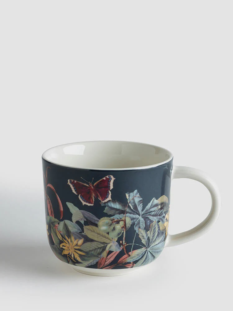 Kew Gardens Midnight Floral Mug