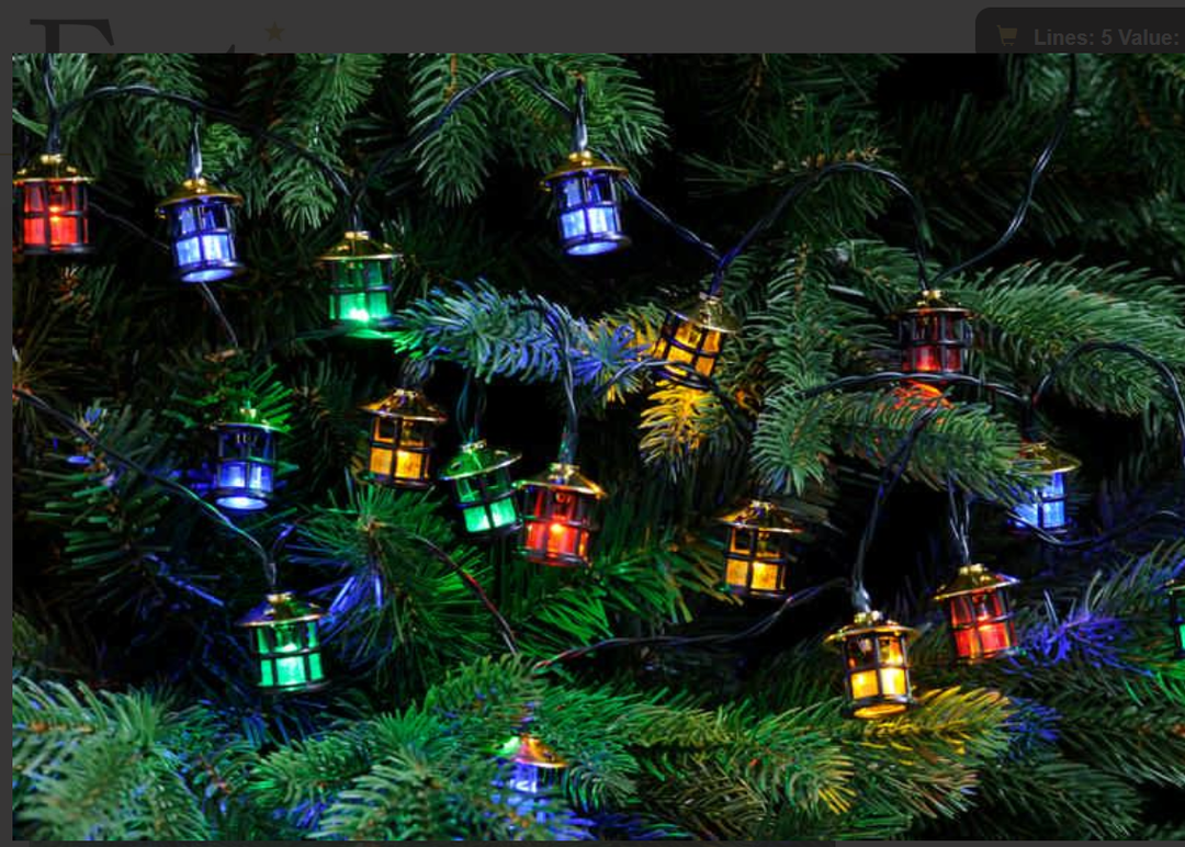 50 Lantern String Lights - Multi