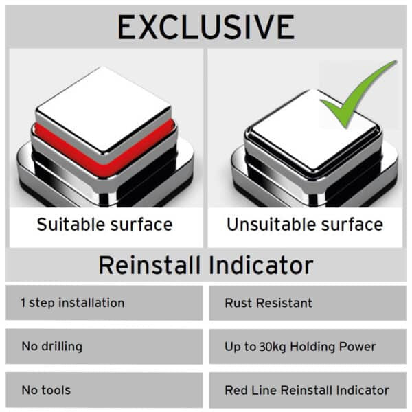 Showerdrape Pushloc Suction Bottle Basket
