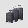Lisbon  3pcTrolley Suitcase Set Black