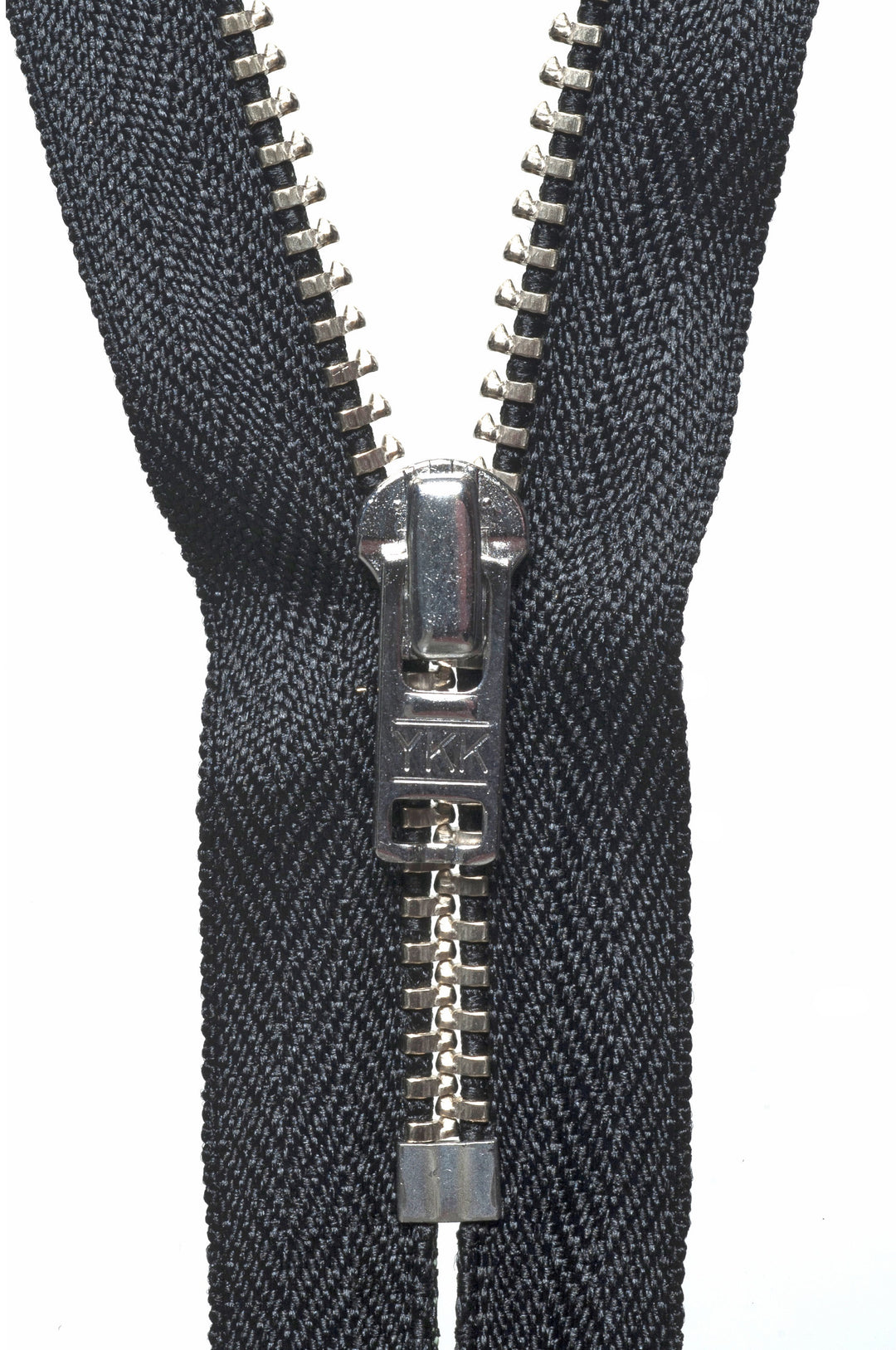 Metal Trouser Zip: 23cm: Black