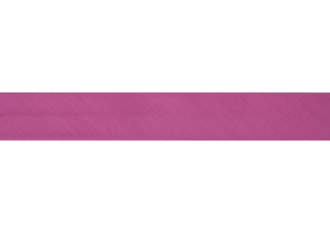 Trim: Bias Binding: Polycotton: 16mm: Dark Rose Sold By The Metre