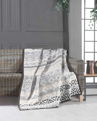 Au - Nat Design Luxury Reversible Blanket Throw