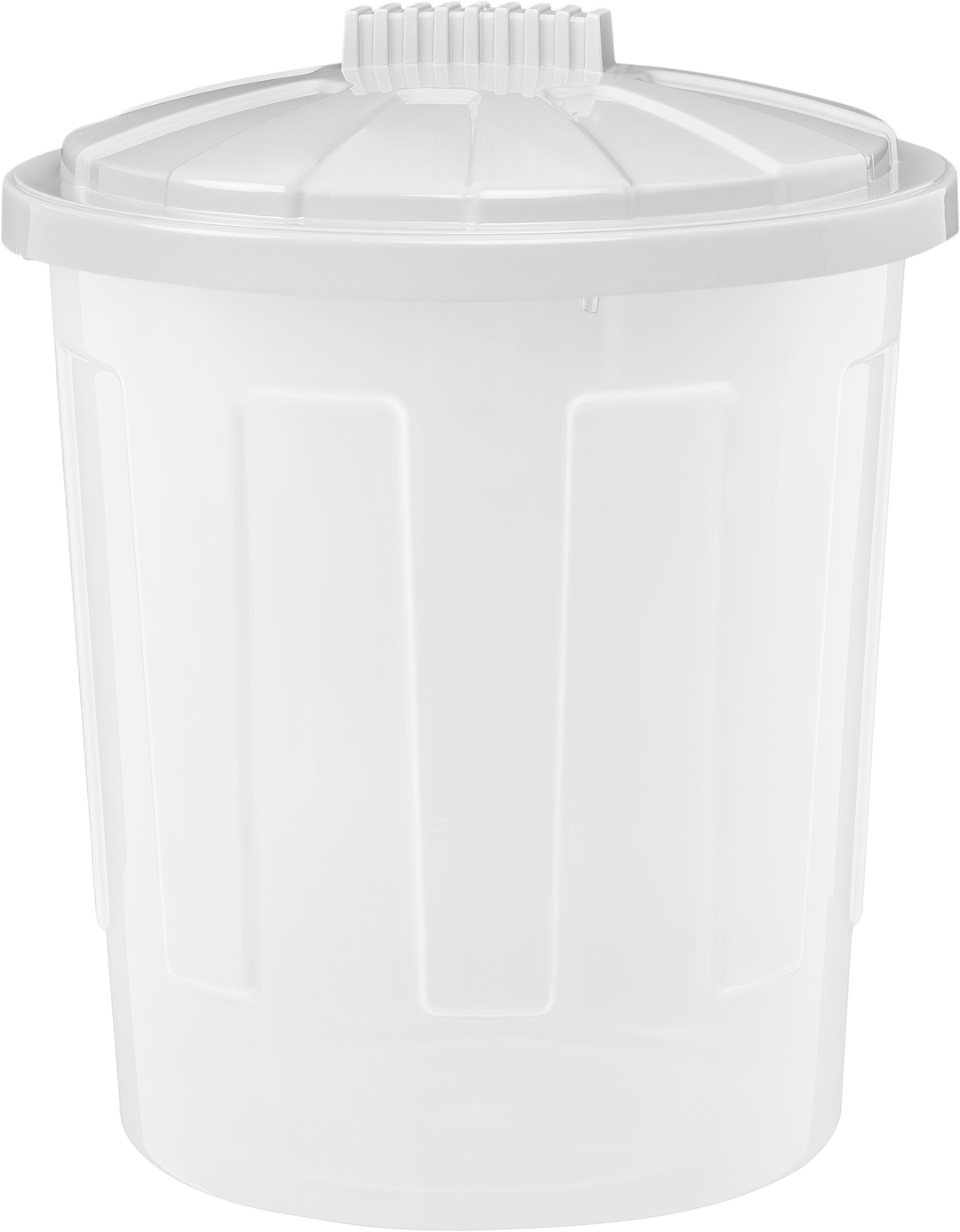 21L Fun Bin & Lid Clear/Cool Grey