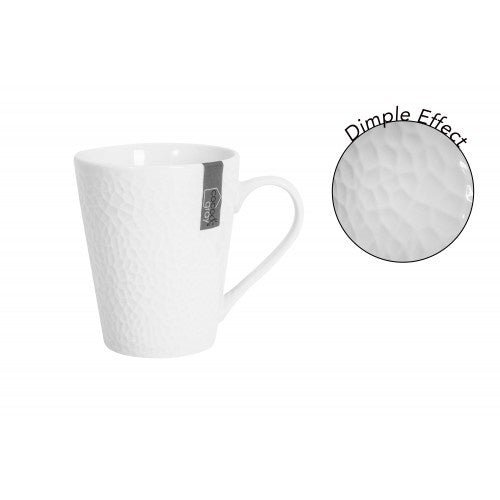 Coco & Gray 11oz Mug Hammered Finish White