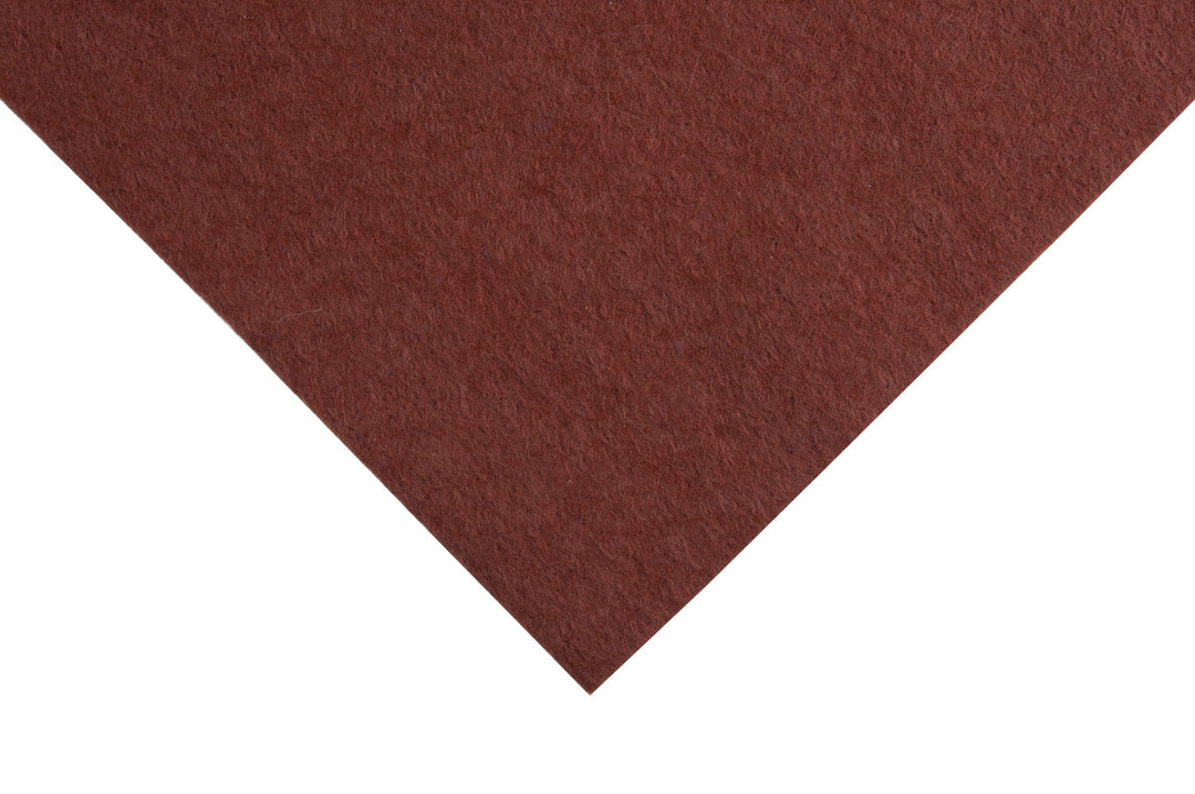 Felt: Wool and Viscose: Squares: 60 x 60cm: Russet