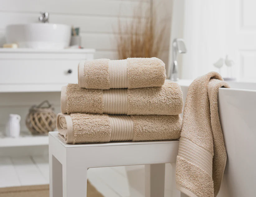 Bliss Pima 650gsm Supersoft Fluffy Cotton Towel Biscuit