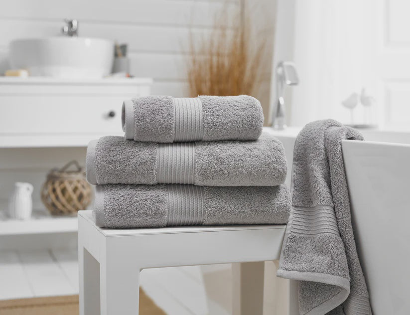 Bliss Pima 650gsm Supersoft Fluffy Cotton Towel Cloud