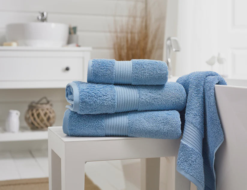 Bliss Pima 650gsm Supersoft Fluffy Cotton Towel Cobalt