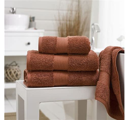 Bliss Pima 650gsm Supersoft Fluffy Cotton Towel Copper