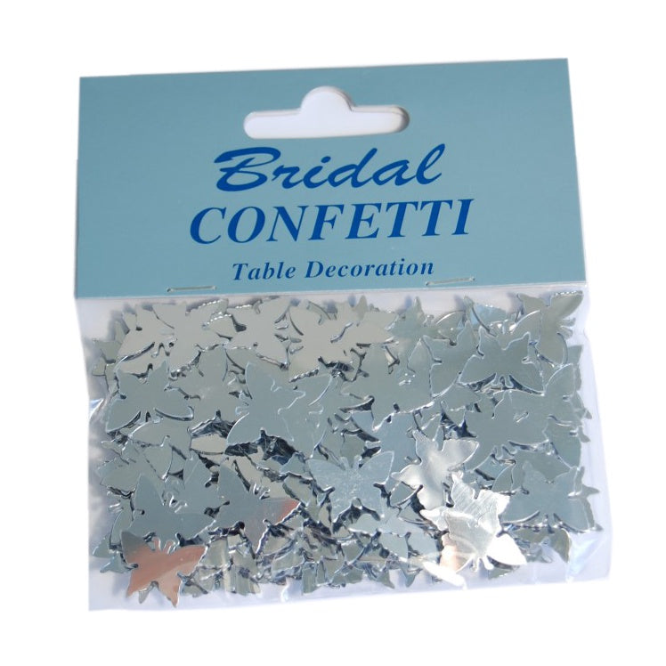 Confetti: Butterfly: Silver
