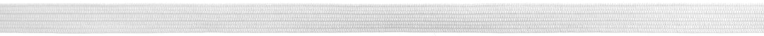 Braid Elastic: 7mm: White Sold By The Metre