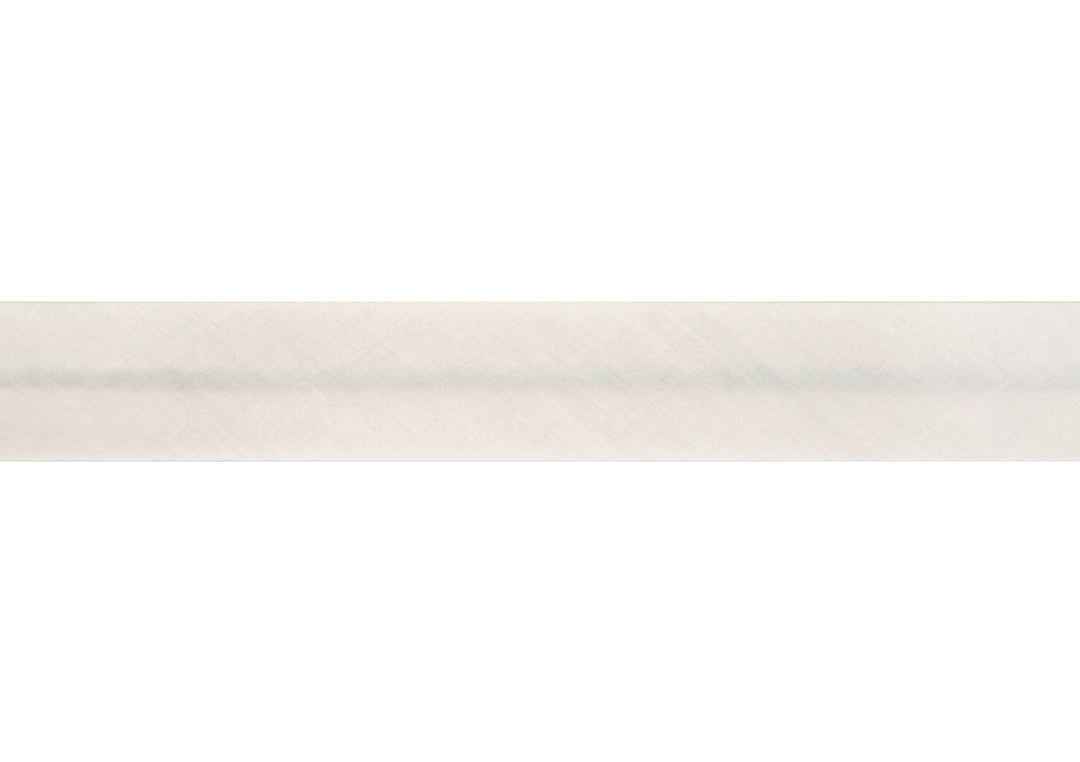 Trim: Bias Binding: Polycotton: 16mm: Ivory Sold By The Metre