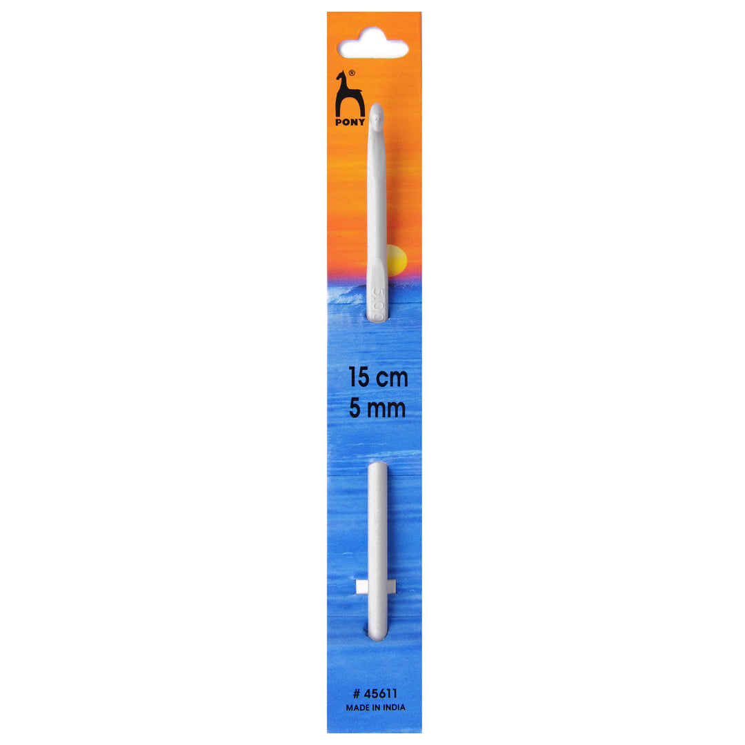 Crochet Hook: Aluminium: 15cm x 5mm