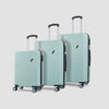 Santiago 3pc Trolley Suitcase Set Mint Green