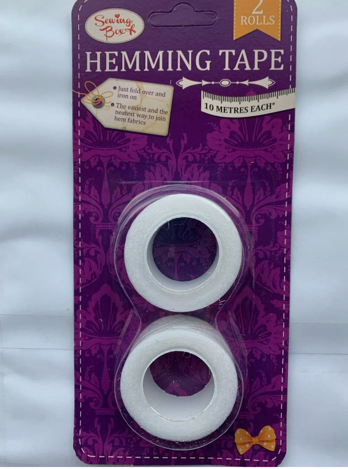 Sewing Box Pack of 2 10m Hemming Tape