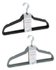 Pack of 6 Non Slip Velvet Hangers with Swivel Hook Assorted