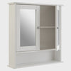 Maison By Premier Spacious Bathroom Cabinet With Mirrored Doors